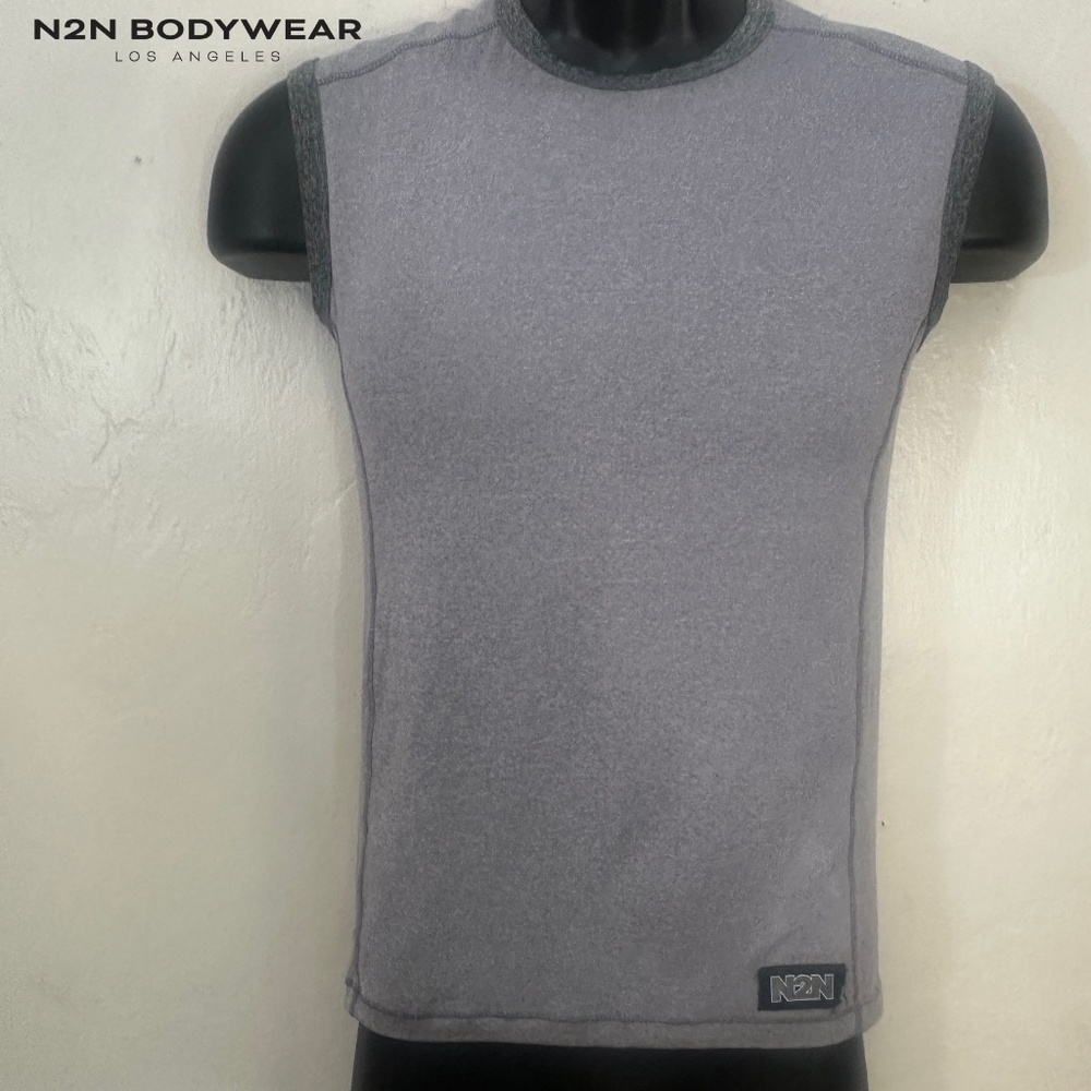 N2N Bodywear Sleeveless Compression T Shirt Small tight fitting Gently worn